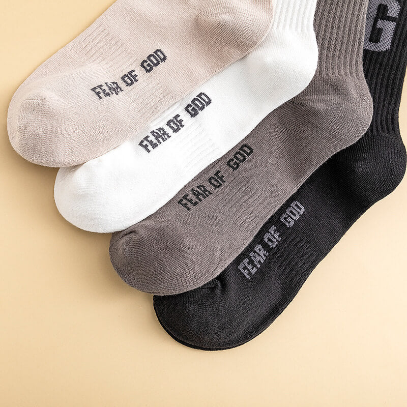 Fear of God FG Vintage Alphabet Socks 2 pairs