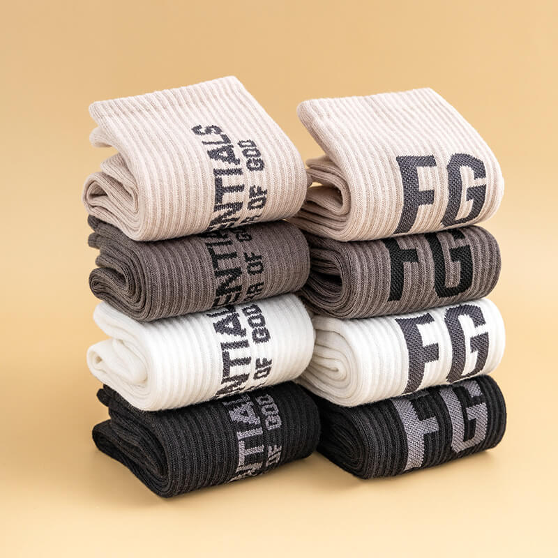 Fear of God FG Vintage Alphabet Socks 2 pairs