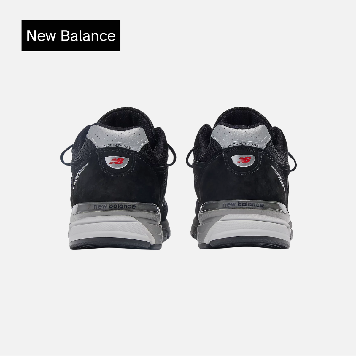 New Balance Men's 990v4 Made in USA 'Black Silver' 2023