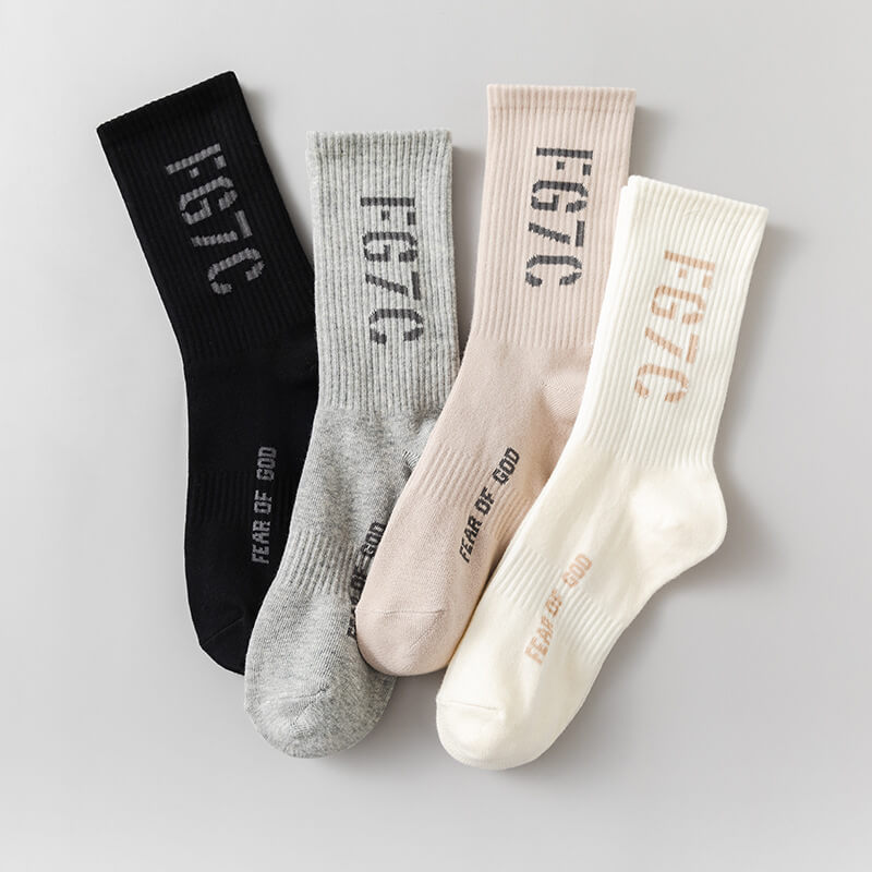 Fear of God FG7C Vintage Alphabet Socks 2 pairs