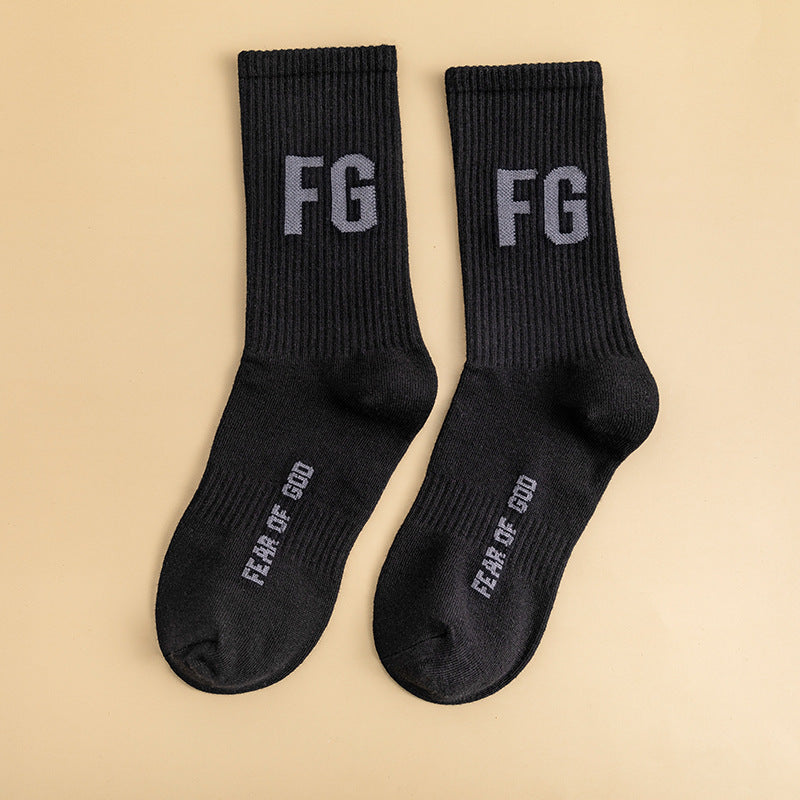 Fear of God FG Vintage Alphabet Socks 2 pairs
