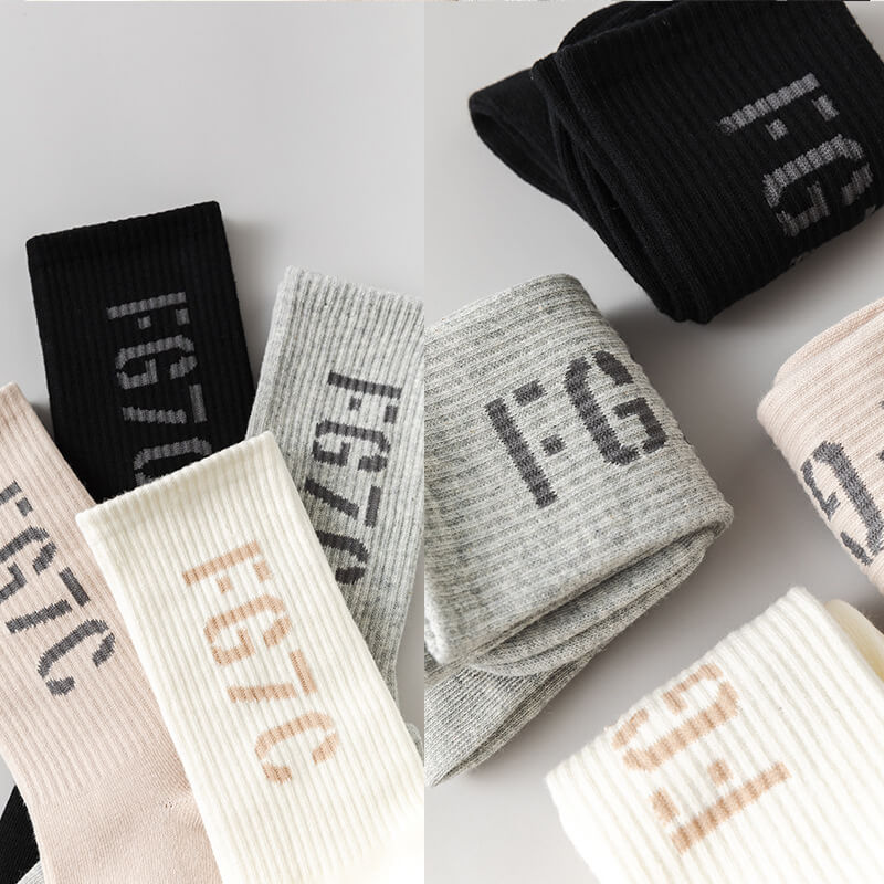 Fear of God FG7C Vintage Alphabet Socks 2 pairs