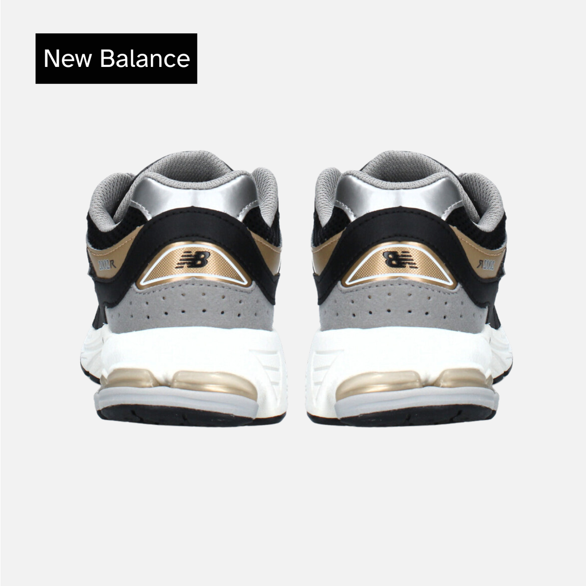 New Balance 2002R Big Kid 'Black Sea Salt Gold'